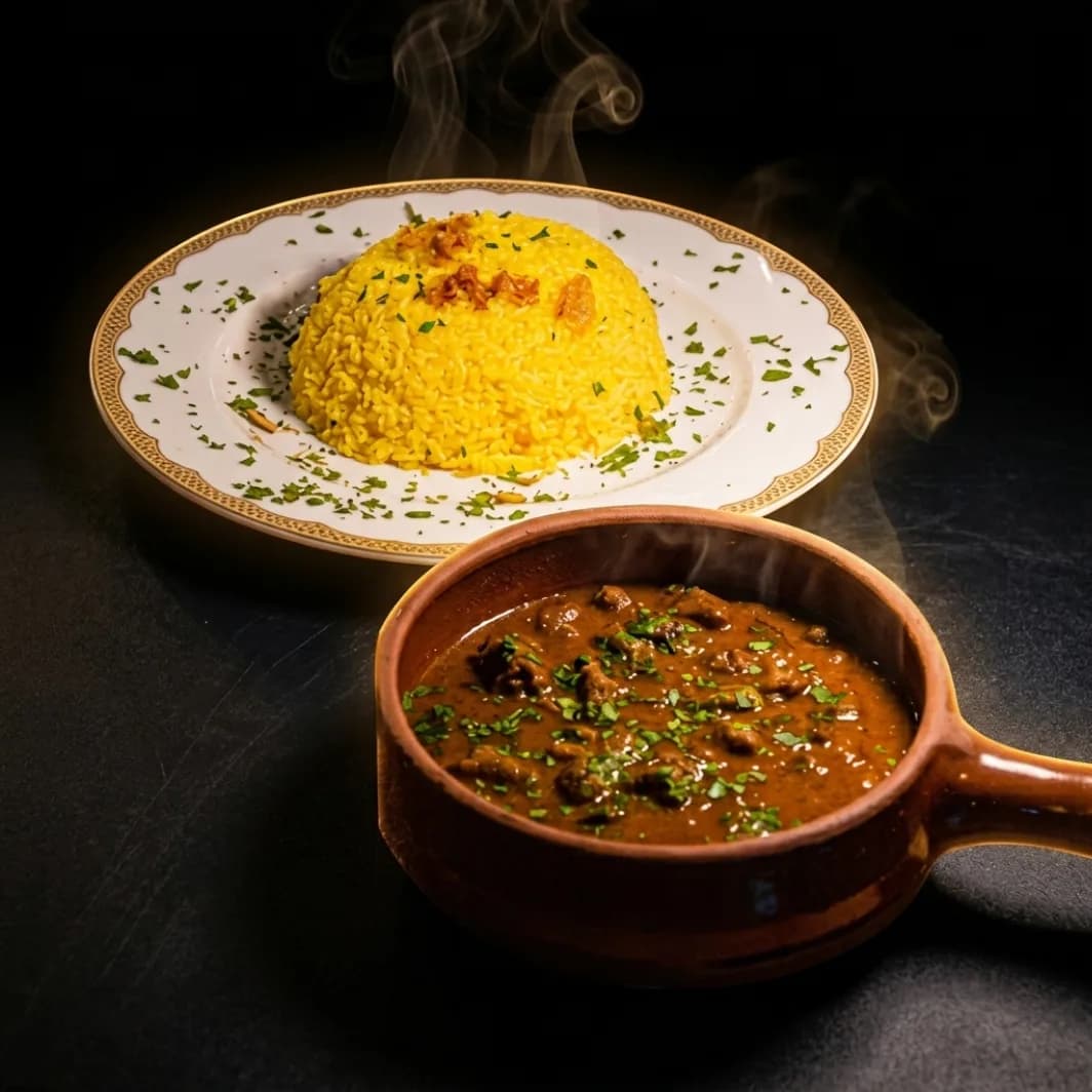 Bamia & Rice
