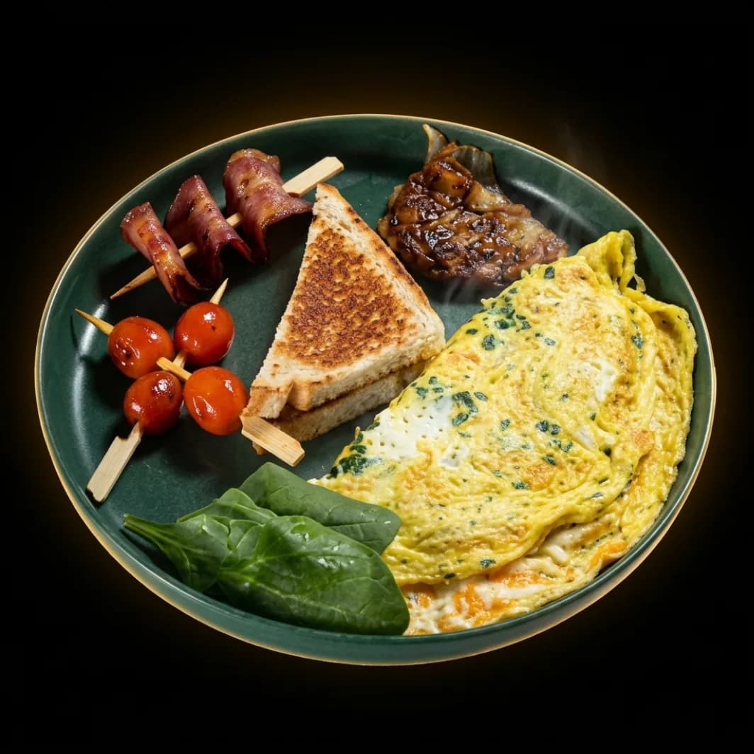 Spinach Omelette