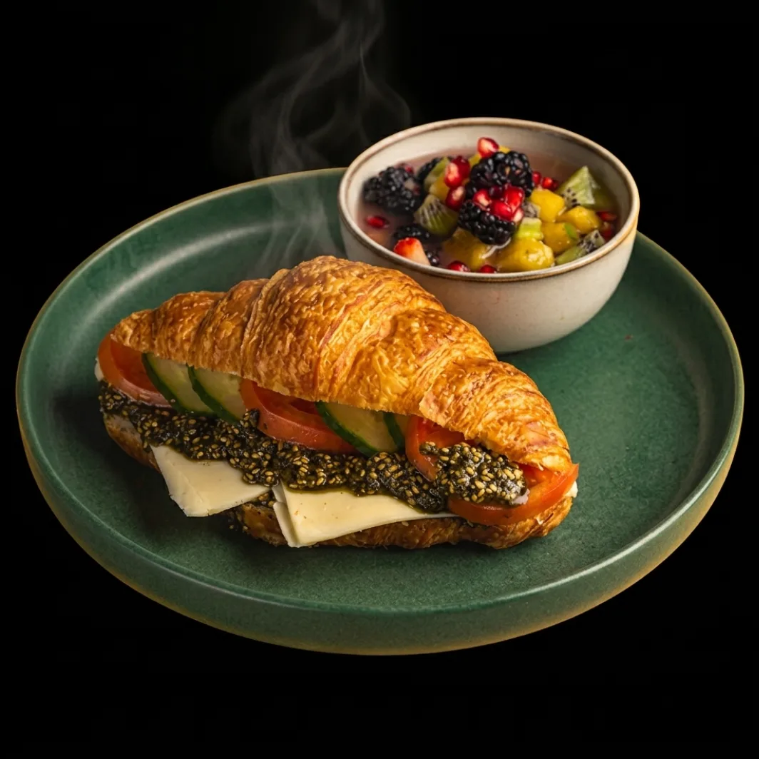 Za'atar Cheese Croissant